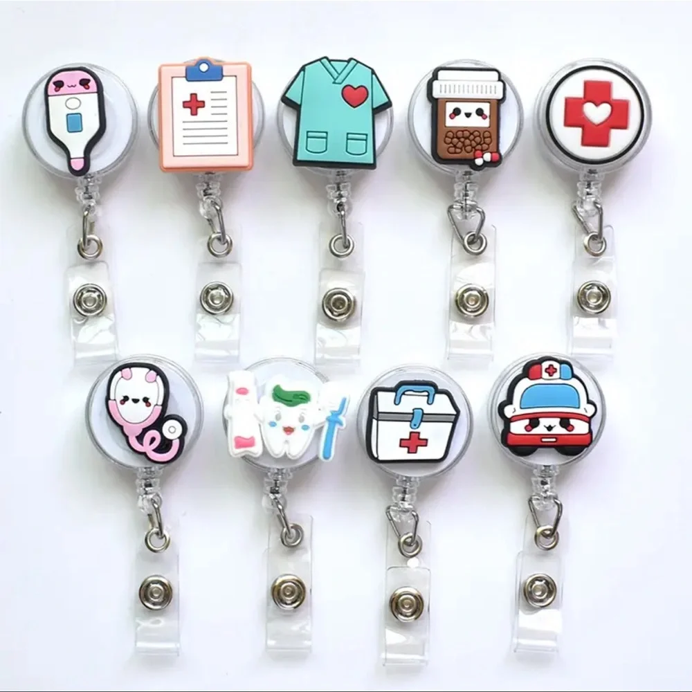 $1 DENTAL RETRACTABLE ID HOLDER CLIP. NEW. $1 WITH ANY $10 ORDER OR MORE - Picture 8 of 8